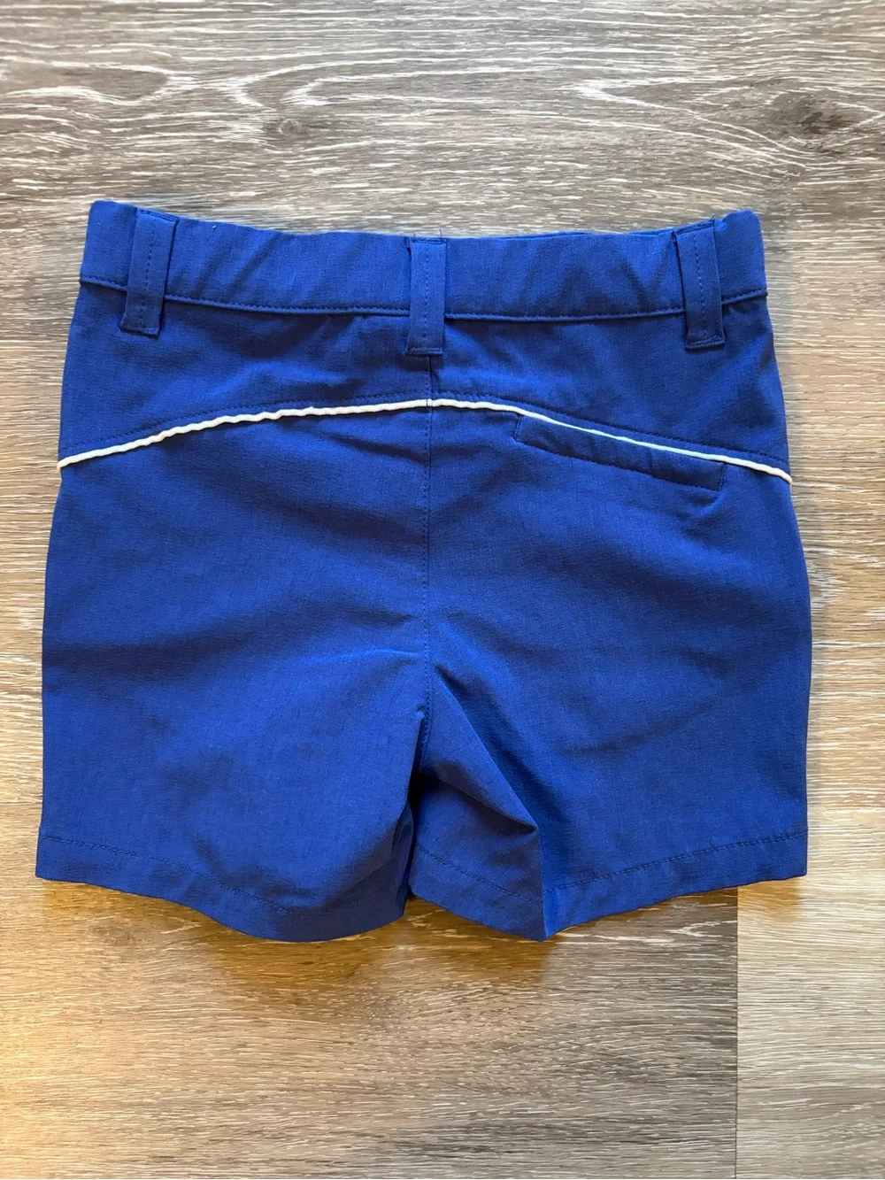 Janie and Jack Royal Blue Shorts with White Side Stripe